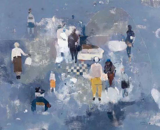  p>《幻象之一》是画家叶惠玲(广东)创作的一幅油画作品. /p>