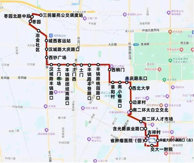 西安公交631路