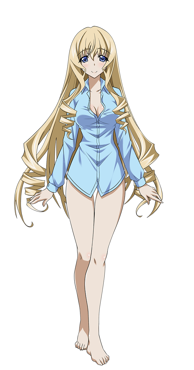 及其改编动画中的女主角之一,金发碧眼,白皮肤的欧洲女孩,一个贵族大