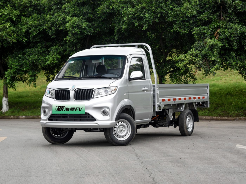go">新海豚是一款由鑫源金杯汽车研发生产的于2023年发布的电动载货车