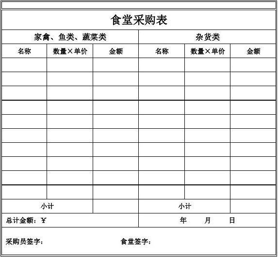 采购单