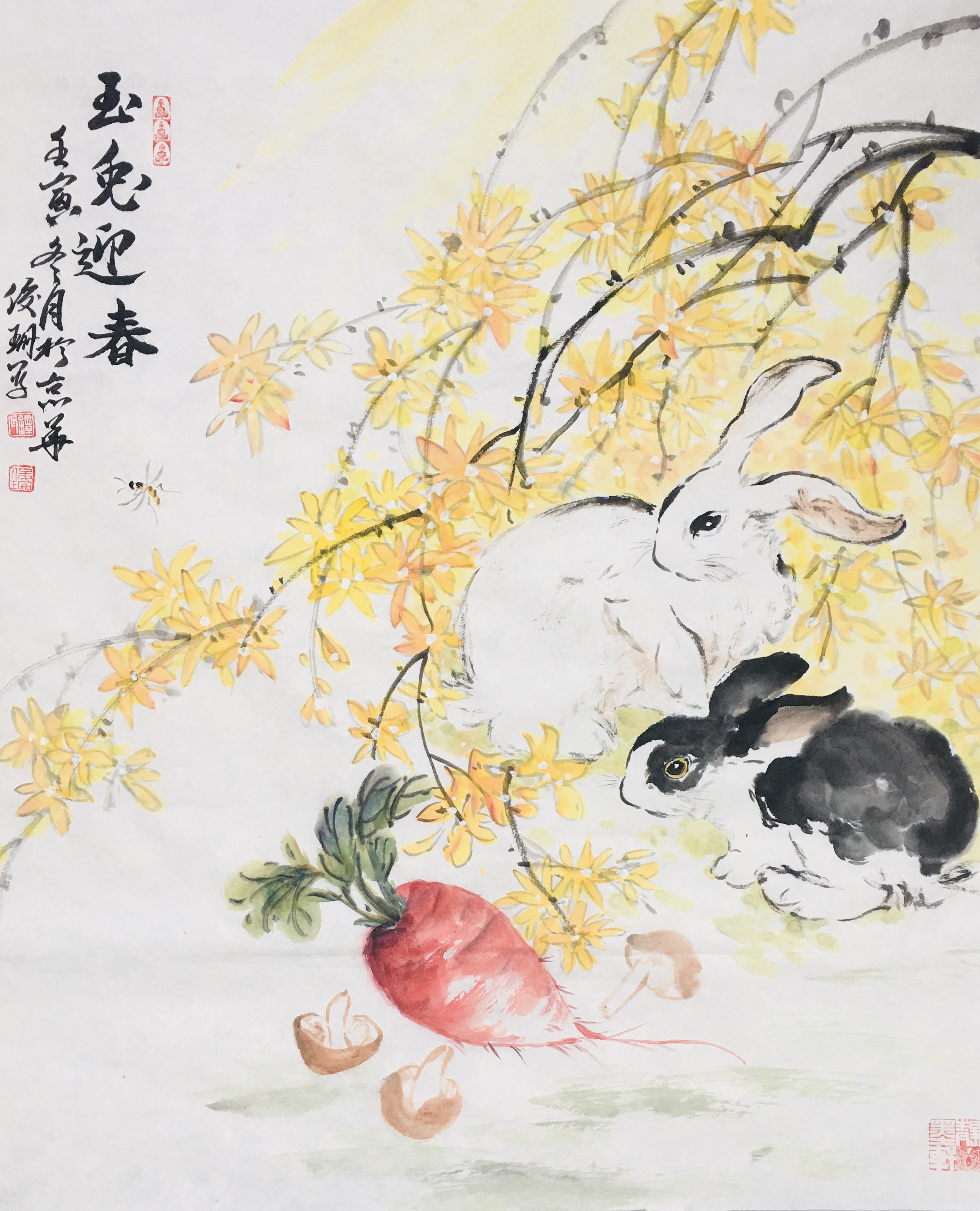 ">谭俊珊 祖籍湖北十堰,职业画家,齐白石再传弟子,中国书画家协会会员