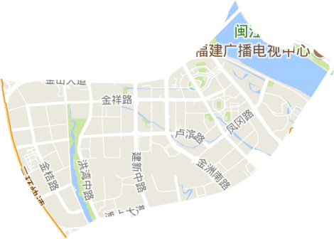 <p>金山街道电子地图