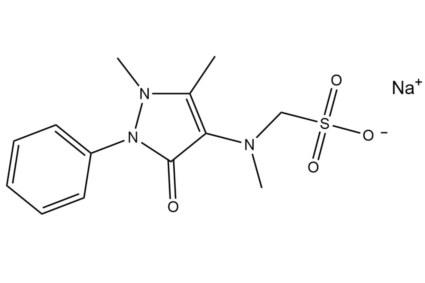 安乃近(metamizole sodium tablets),为氨基比林和亚硫酸钠相结合