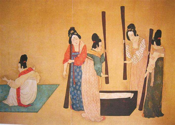 秀逸高雅、美妙多姿：评张萱仕女画_百科TA说