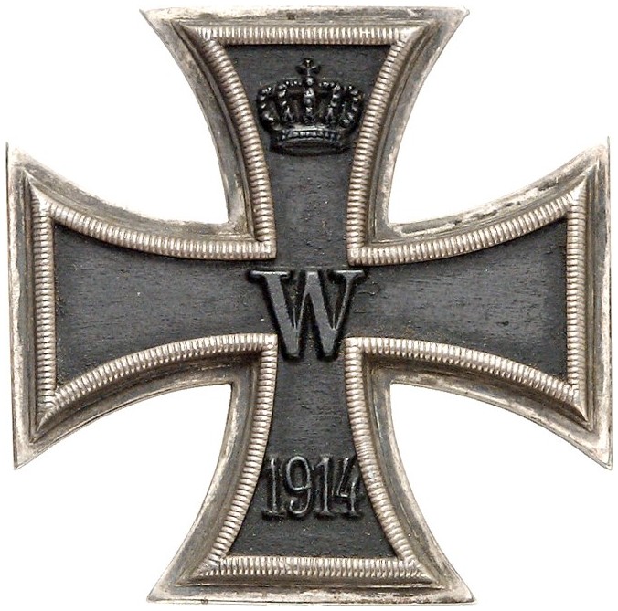 一个德国战士,以能够得到铁十字勋章作为自己的莫大荣誉.