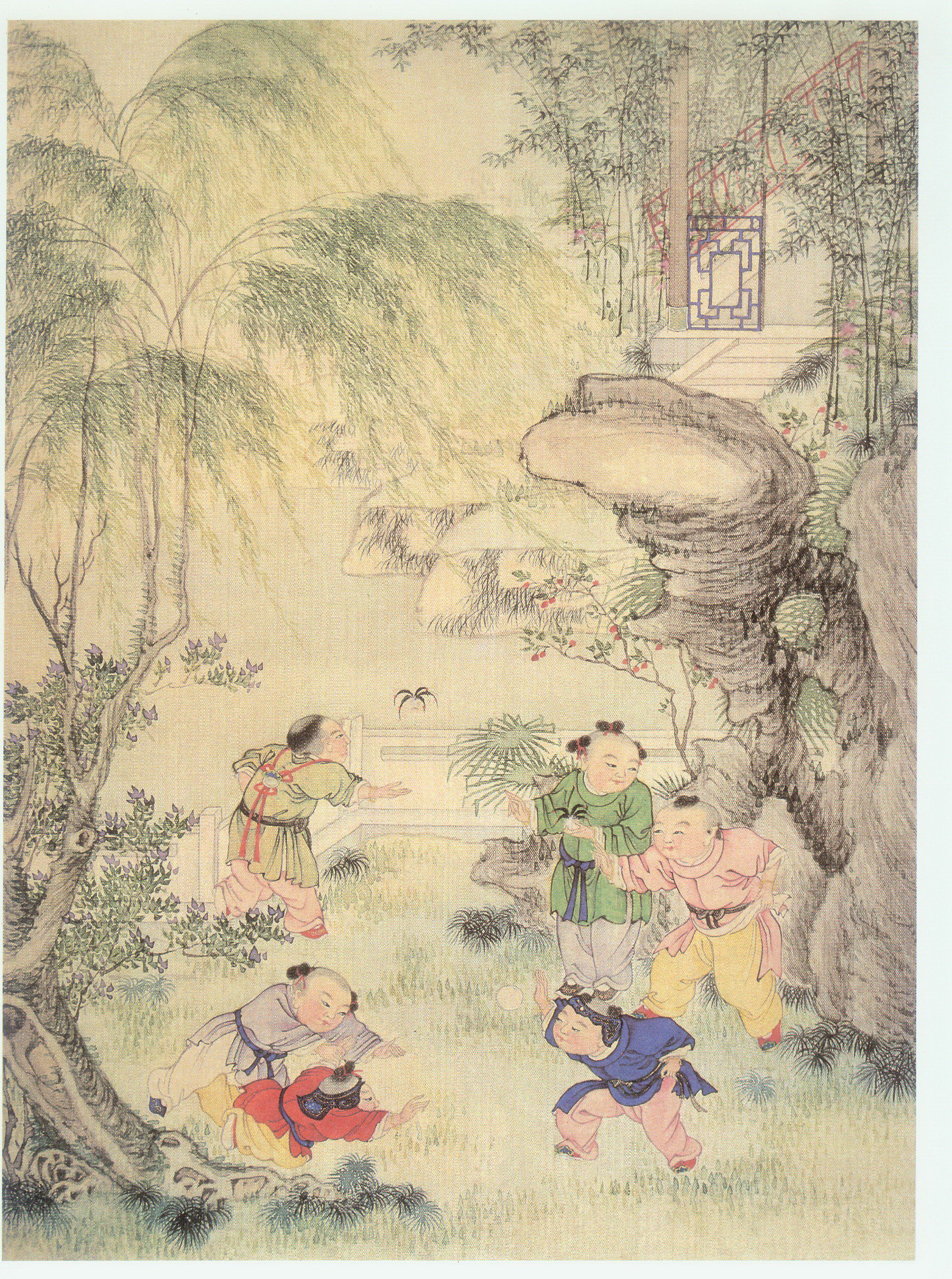 善画人物,山水,花卉,参西洋画法,重明暗,楼台界画,刻划精工,别具面目.