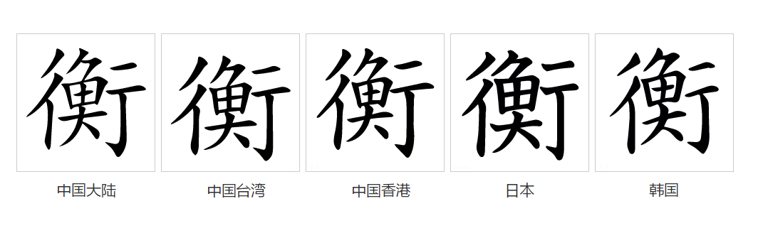 衡（汉语文字）_百度百科