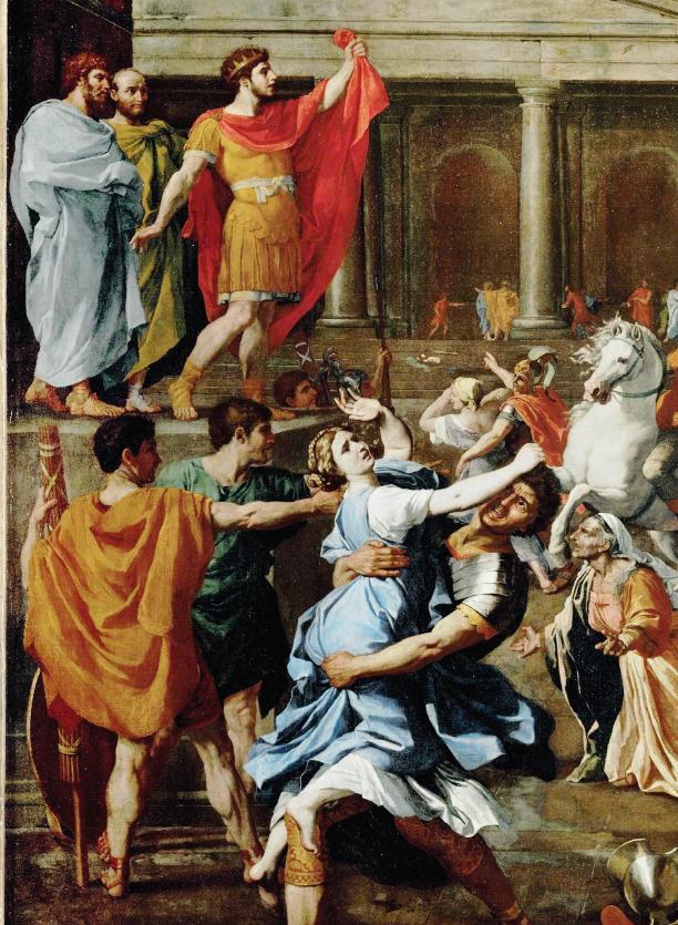 普桑画抢劫萨宾妇女