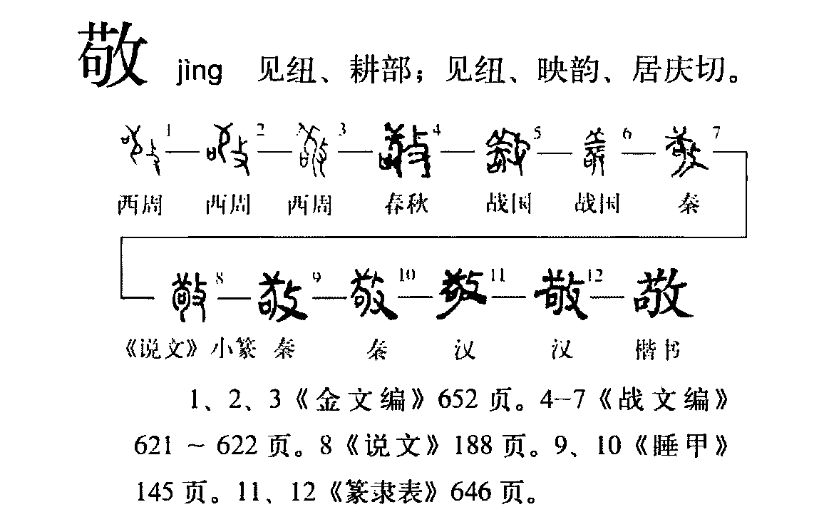 敬（汉语文字）_百度百科