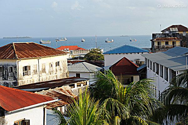 ">安古迦岛 /a>(unguja)和奔巴岛(pemba),桑给巴尔城在安古迦岛上