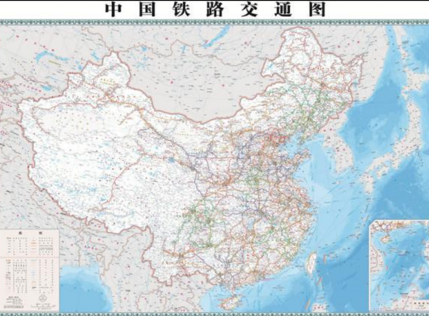 中国铁路交通图