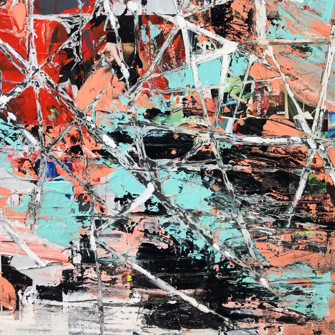  p>《山》为王昊阳于2020年创作的综合材料绘画作品,该作品诞生于作者