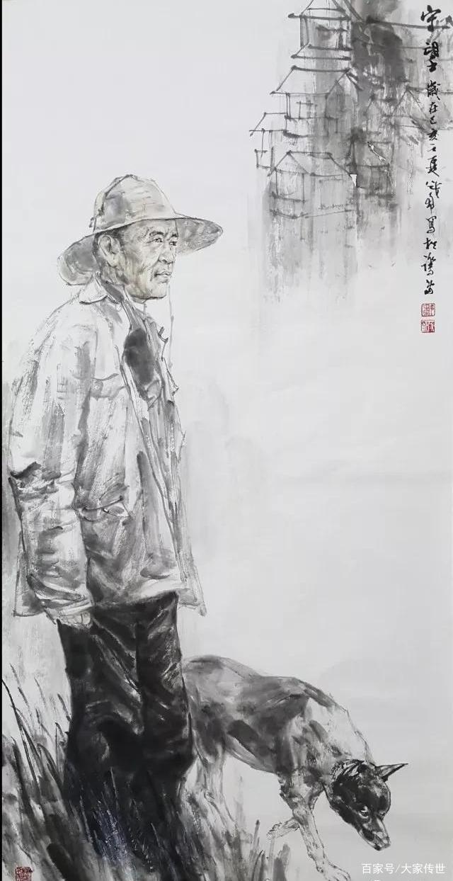 寄情于行云流水中的精气神 中国国画 百科ta说