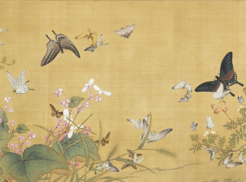 百蝶图（清代画家余省创作的中国画）_百度百科