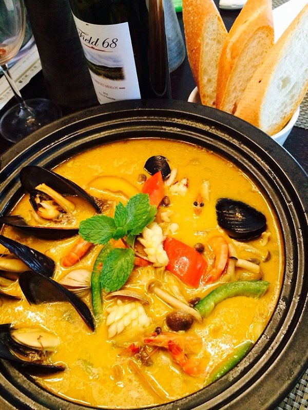 咖喱什锦海鲜锅