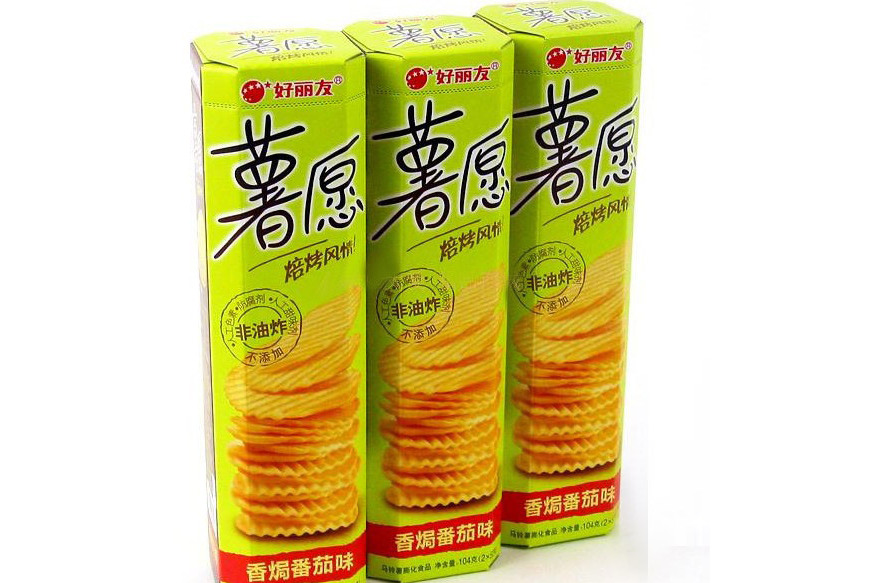 ="gnwztz6ovy">"好丽友·薯愿"是韩国食品企业好丽友出品的非油炸薯片