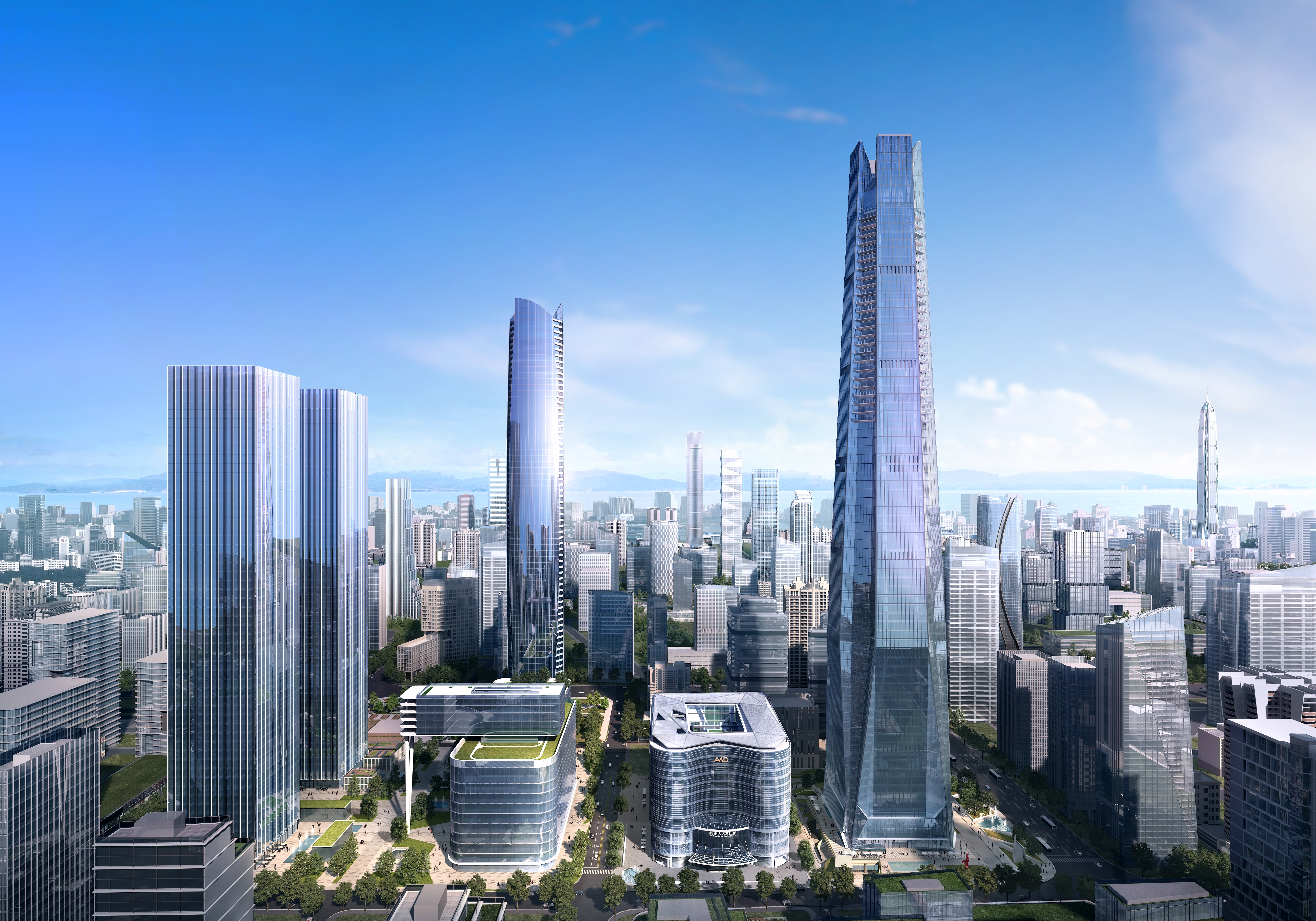>城脉中心(citymark centre),又名中国脉,位处中国深圳中轴——红岭路
