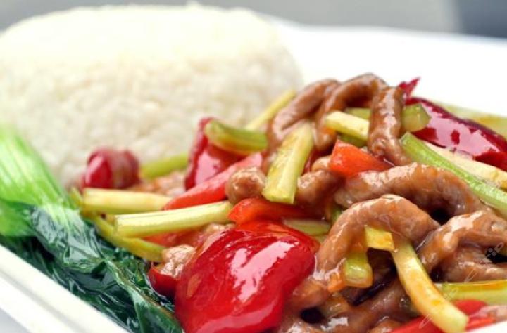 泡椒双色盖浇饭