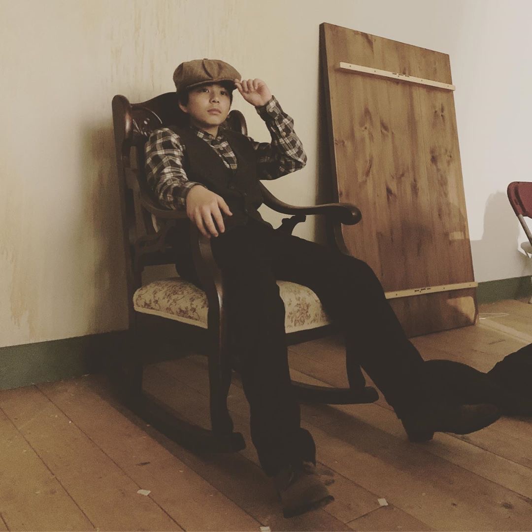  p>文梅森(mason),2007年3月21日出生,韩国童星,是个混血儿,妈妈是