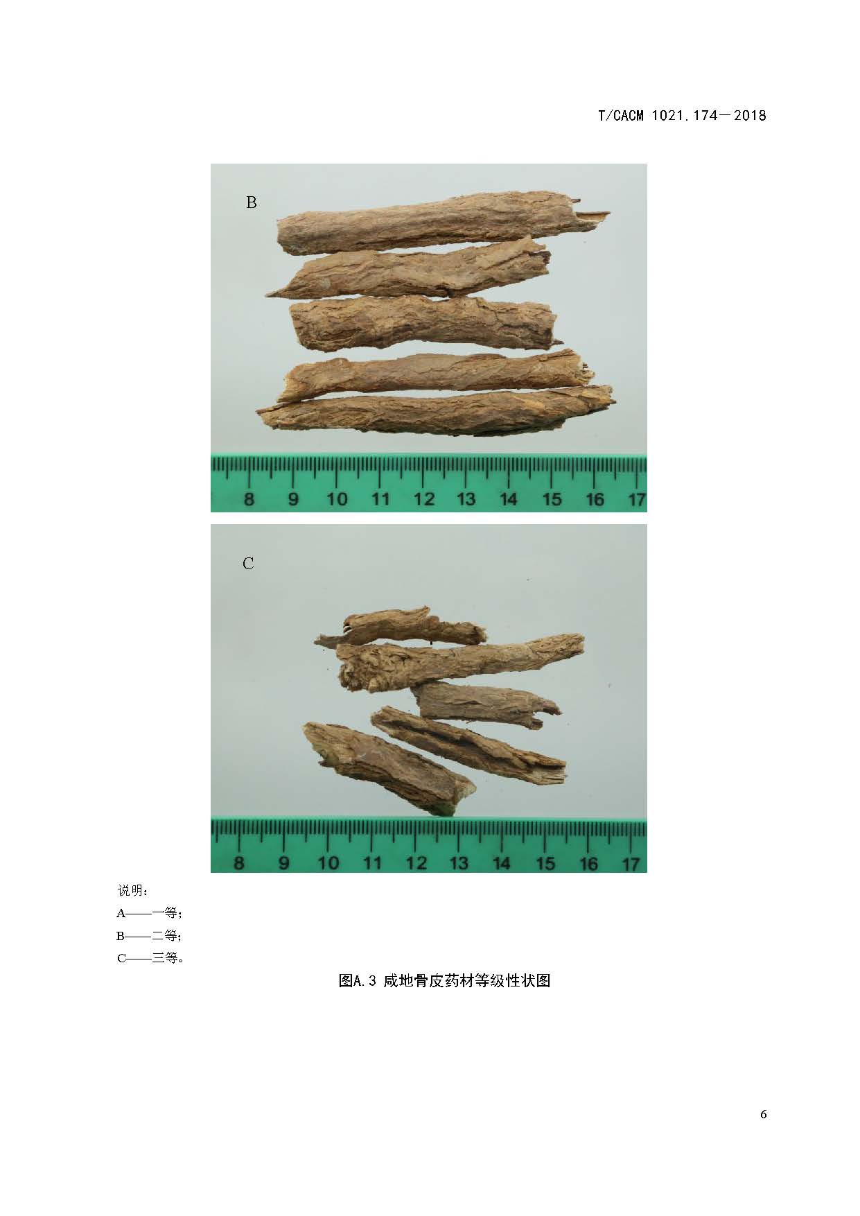 中药材商品规格等级—地骨皮