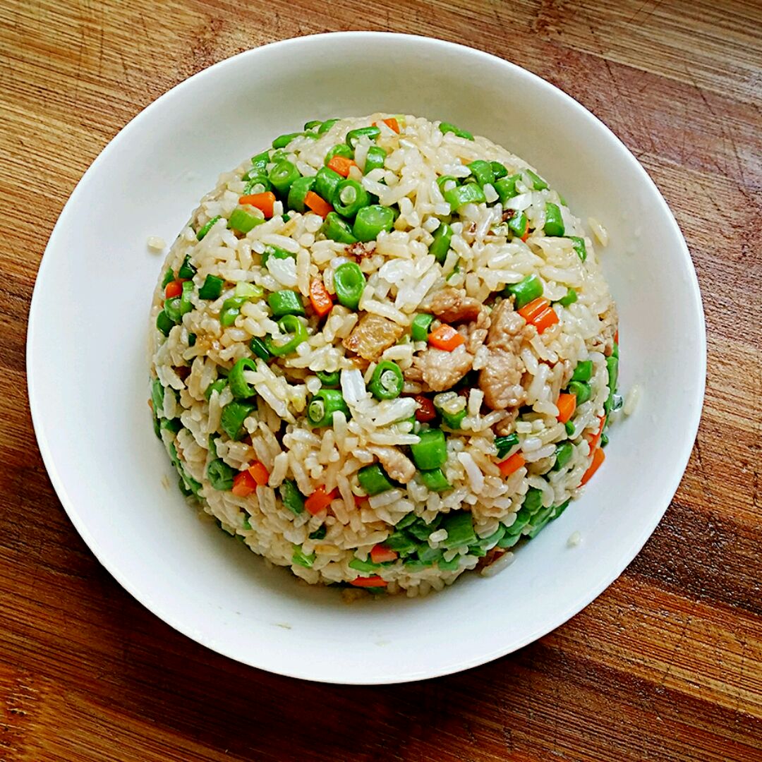豆角炒饭