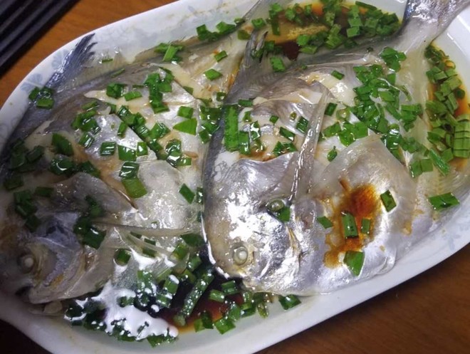 豉汁蒸银鲳