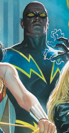  p>黑闪电(black lightning)是美国dc漫画旗下的超级英雄,初次登场于