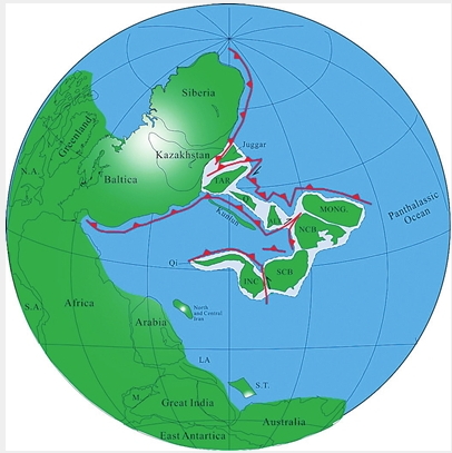  p>中三叠纪灭亡后的时期,恐龙逐渐繁盛,是一个统治地球者变化的一个