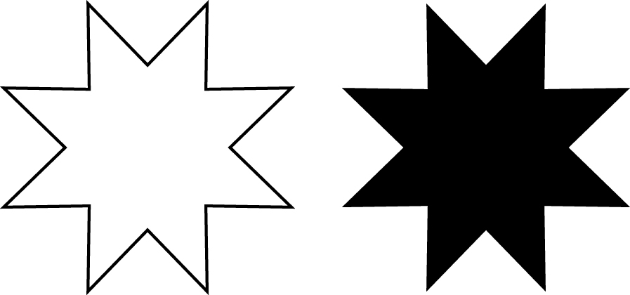  p> b>八角星 /b>,又称八芒星,是指一种有八只尖角,并以八条直线画成