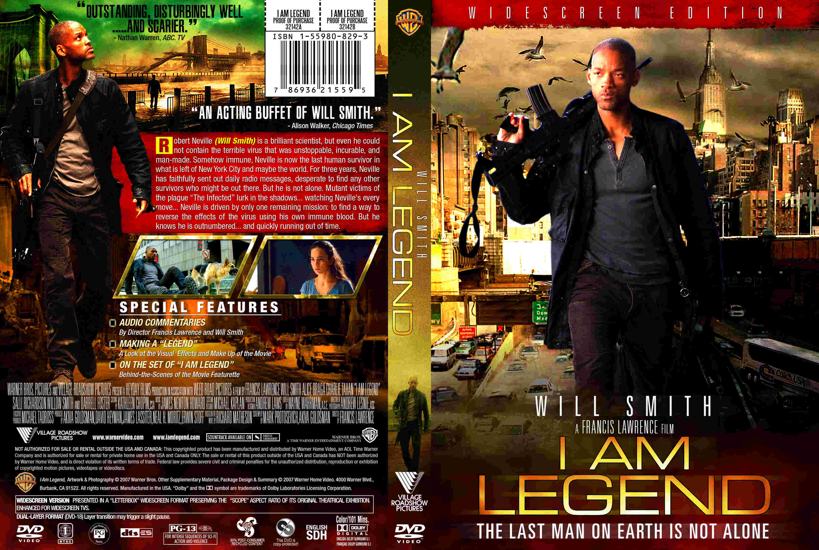  p>《我是传奇》是一部于2007年上映的末世科幻电影,由法兰西斯