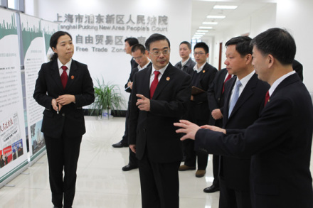 最高人民法院院长调研审判机关工作