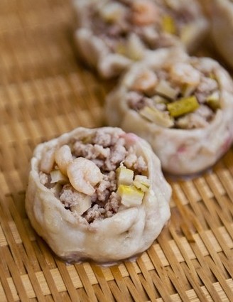 炒肉馅团子