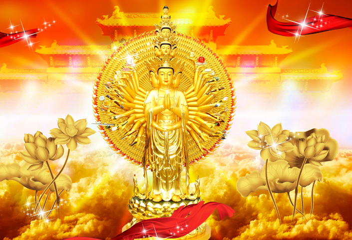 千手观音是阿弥陀佛的左协助,与 a target="_blank" href="/item/阿