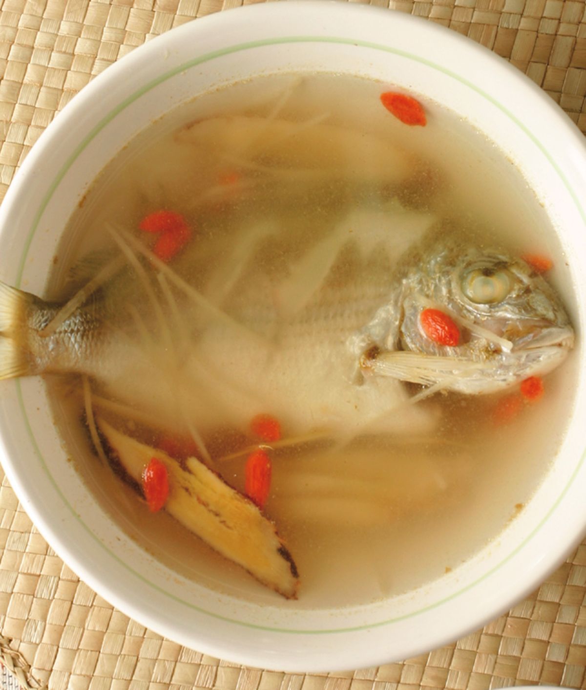 鹿茸枸杞团鱼汤