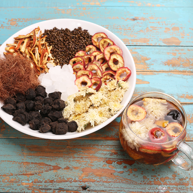 玉米须菊明茶羹