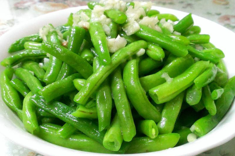 蒜味四季豆