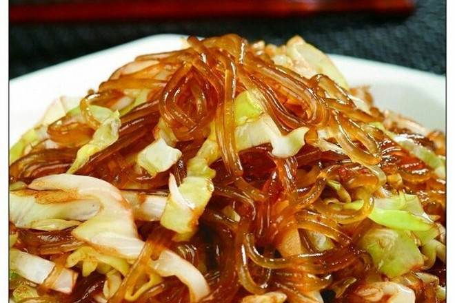 包菜炖粉条