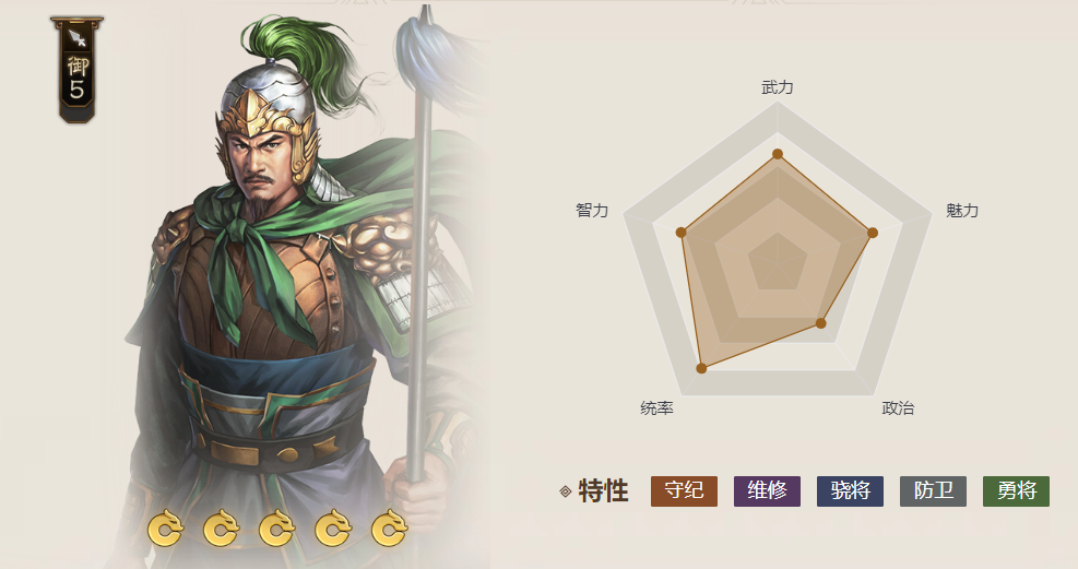 陈到,游戏《 a target="_blank" href="/item/三国志·战棋版