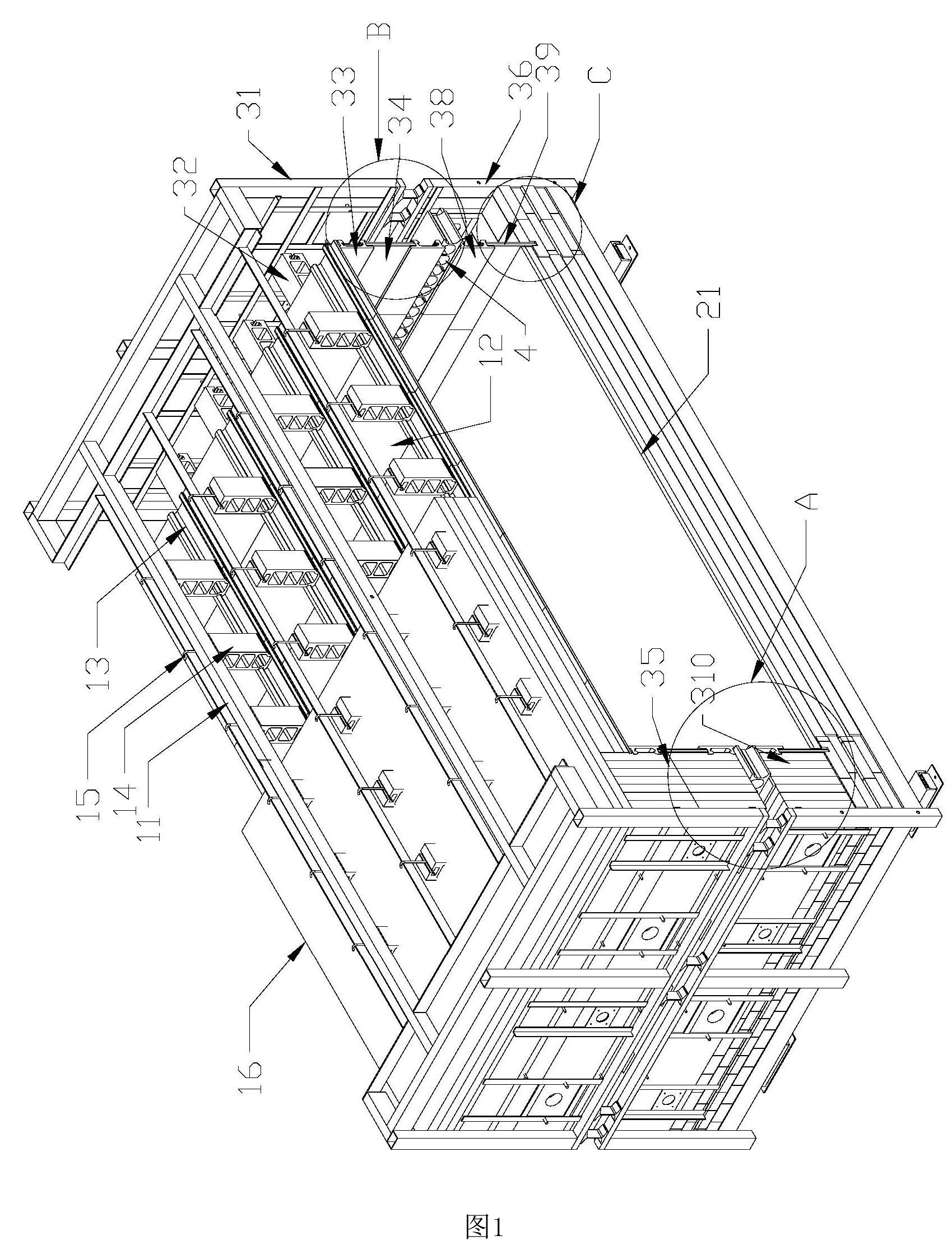 一种低蓄热的节能辊道窑