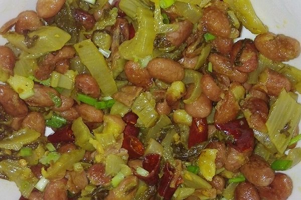 豆米炒酸菜
