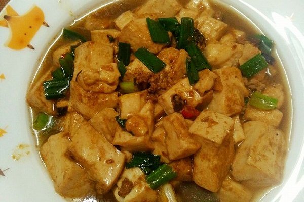 豆瓣酱烧豆腐