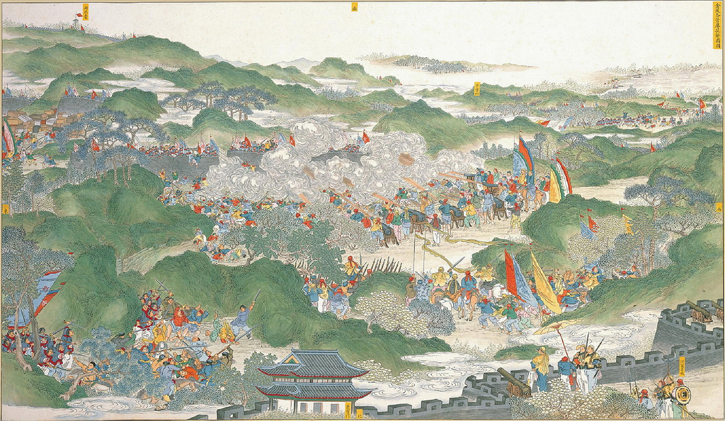  p>天京破围战,自1853年以来,清江南大营围攻天京(今南京),镇江,江北