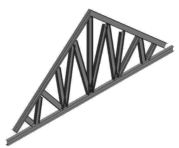 桁架由直杆组成的一般具有三角形单元的平面或空间结构,桁架杆件主要