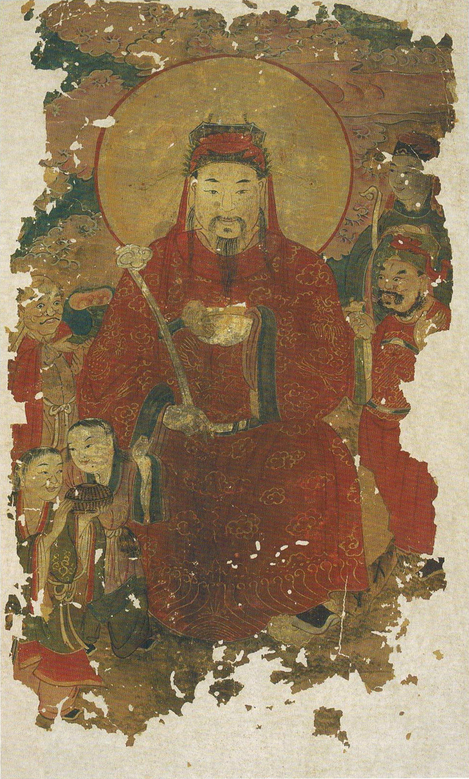 高淳明清道教神像画