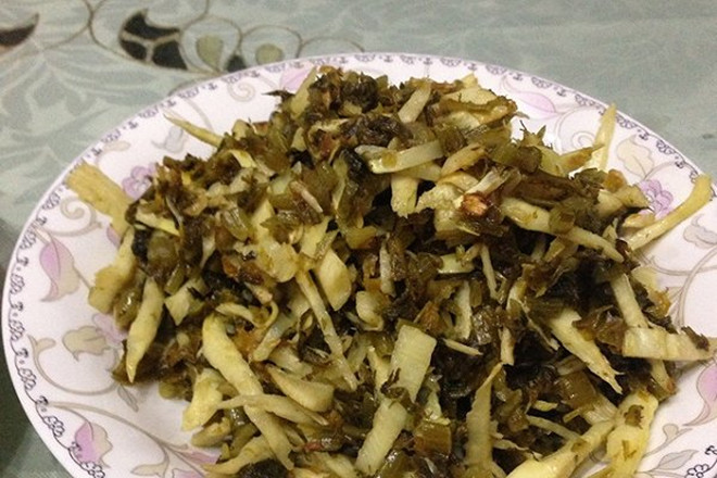 笋丝炒咸菜