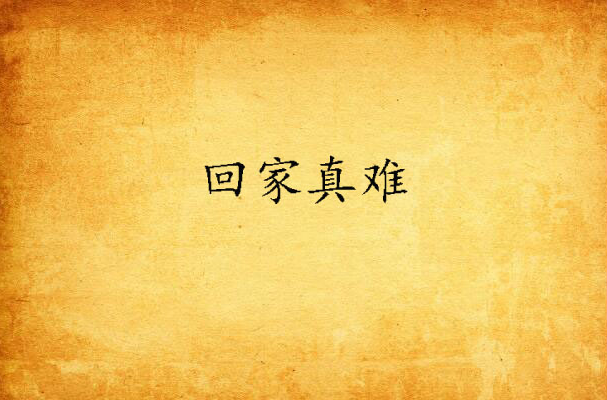 回家真难