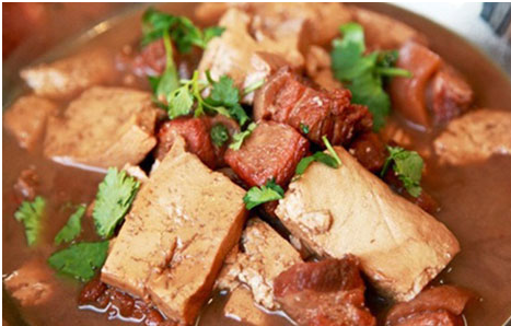 豆腐猪肉