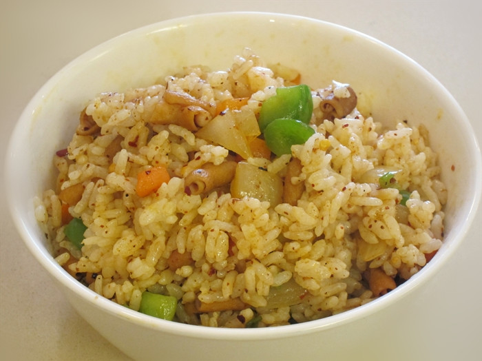鸭肠炒饭