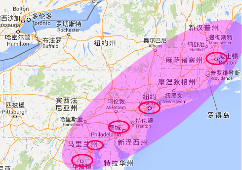 >纽约都市圈(英语:greater new york city area)是世界十大都市圈之一